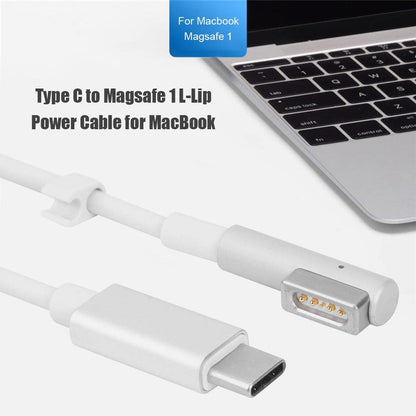 USB C Type C to Magnetic Magsafe 1 L-Tip Power Cable Compatible with Mac-Book Pro 13" 15" 17" Mac-book Air Pro 11" 13" Mac-Book 13 (Does not work with Mobile charger)