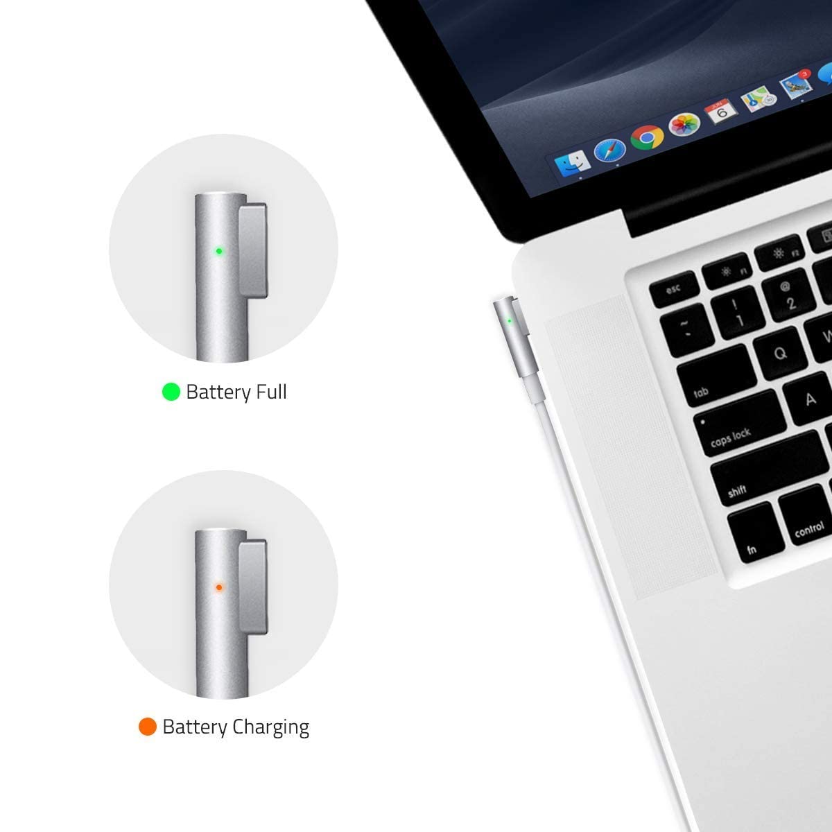 Compatible 85W Mag Safe 1 Macbook Power Adapter Charger for Macbook Pro 15" 17" A1343, A1174, A1290,A1222, A1172