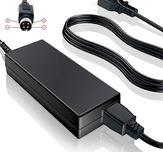 Hi-Lite Essentials 19V 4 Pin Power Adapter for Electronics Devices and Machines etc