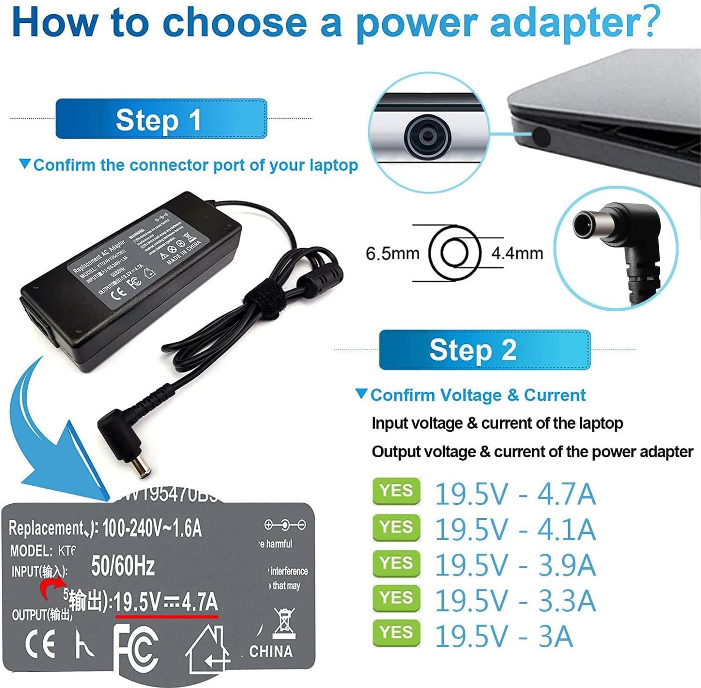 OEM Samsung 14V - 3Amp Power Adapter for Samsung Monitor - Centre Pin (check images for model))