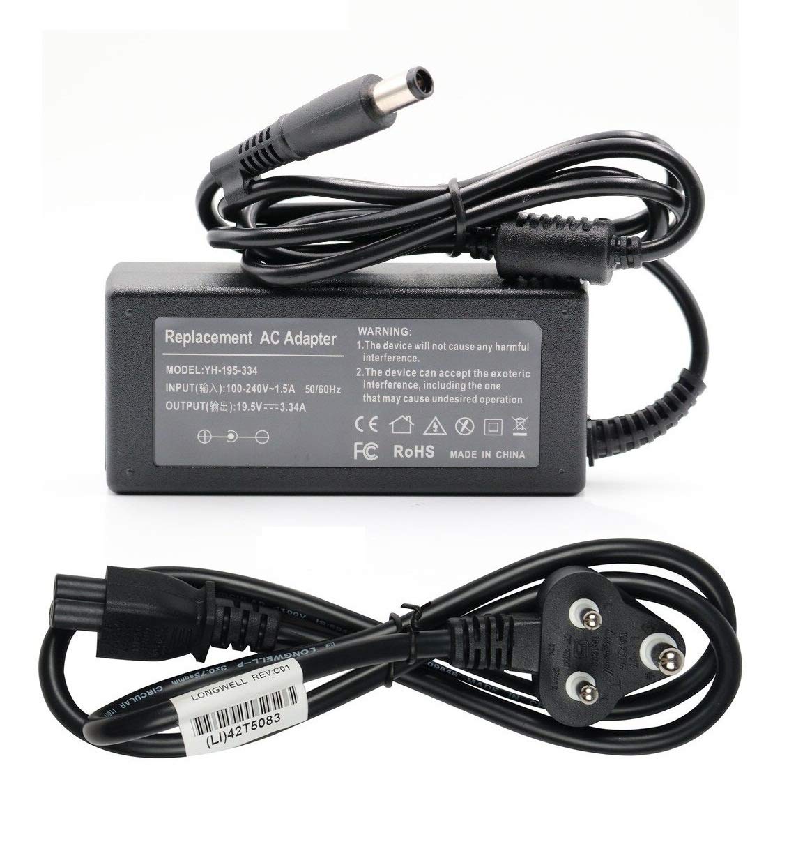 dell 65w Moti Pin laptop adapter charger