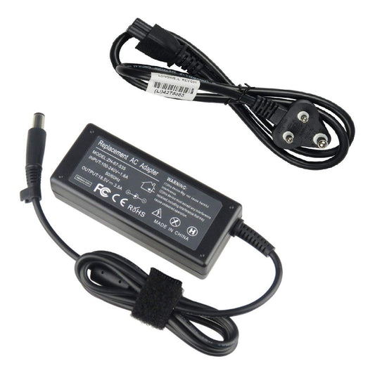 Compatible Hp 65W 18.5V 3.5A 7.4Mm Pin Laptop Charger for Hp Selected Laptop Series With Power Cord