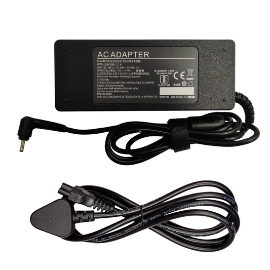 OEM Acer 19V 4.74A 90W PA-1900-32 ConceptD 5 CN515-51-72FX 3.0*1.1mm Acer Aspire 7 AC Adapter Aspire A514-56GM, Aspire 515-57G