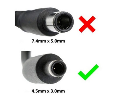 OEM 65W Dell AC Laptop Charger Adapter 4.5mm Barrel Pin with 2 meter Power Cord